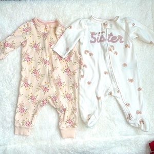 Set of 2 one piece set